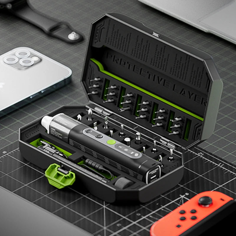 Precision meets power. This multifunctional screwdriver set is ready to tackle any repair project with ease. ✨ #🛠️ToolUp
