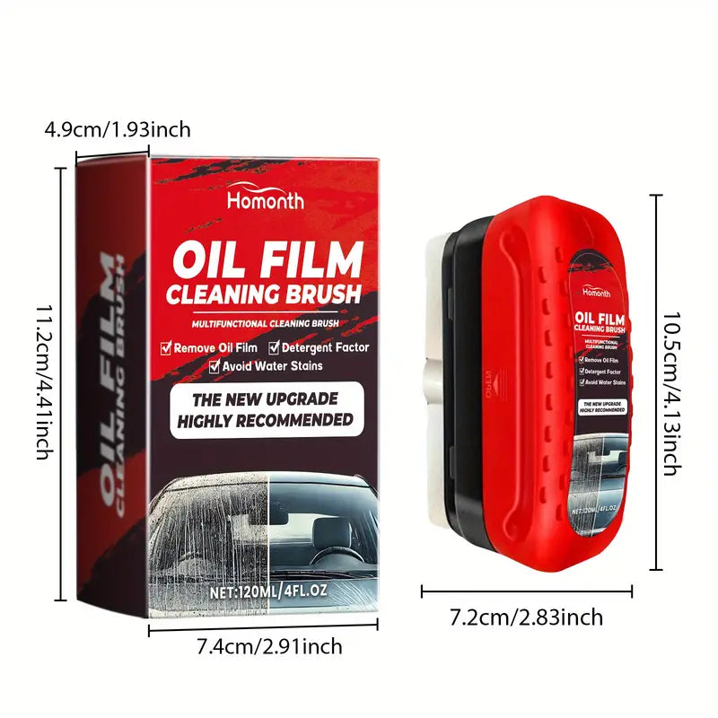 Homonth Oil Film Cleaning Brush for Vehicle Windows and Mirrors