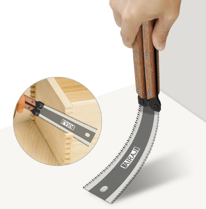 Elevate your projects with this efficient handheld saw, equipped with a premium 12" SK5 steel blade. Its ability to deliver perfect cuts will simplify your woodworking and camping tasks. Get ready to tackle any job with ease!