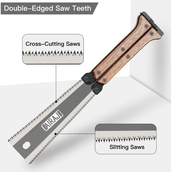 Featuring a 12" SK5 steel blade, it ensures sharp, precise cuts for all your gardening, camping, and woodworking needs. Perfect for professionals and enthusiasts alike.