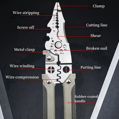 Multi-functional Stainless Steel Wire Cutter